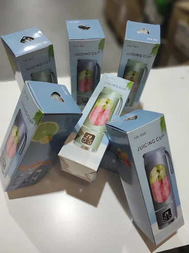 Licuadora de frutas de 450ml 8 cuchillas