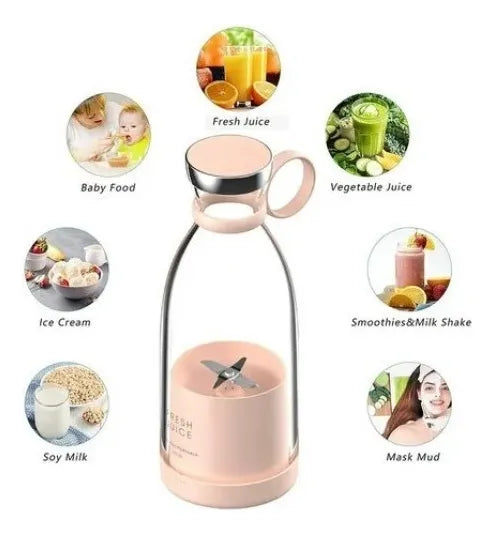 Mini licuadora de vaso portatil verde