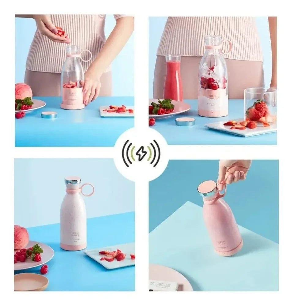 Mini licuadora de vaso portatil verde