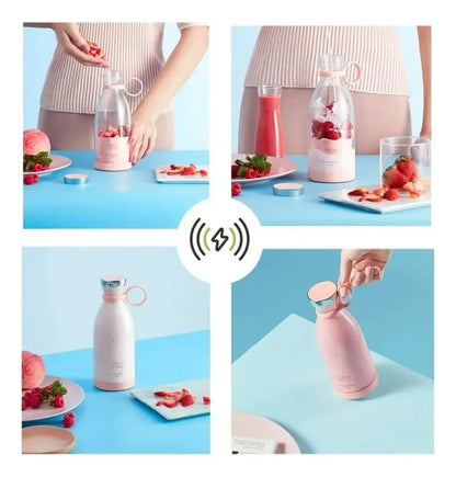 Mini licuadora de vaso portatil verde